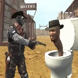 Cowboy vs Skibidi Toilets