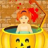 Little Baby Halloween Bathing