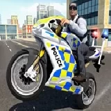 Police Chase Motorbike Driver