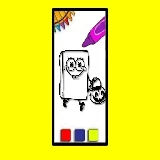 SpobgeBob Halloween Coloring Book