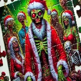 Zombie Christmas Jigsaw: Holiday Fun 4 Horror Fans